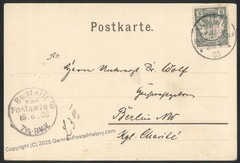 Germany 1903 SW Africa DSWA Karibib Cover Hunt 113051