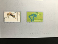 GERMAN POST ART-EDITION 2009/12 SPORTS ATHLETICS WC BERLIN