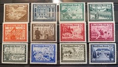 III Reich 1939Postal Employees‘ Hitler’s Culture Fund MI 702-713 SC 148-159 MNH