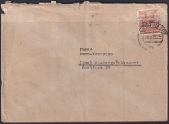 F-EX56542 GERMANY OCCUPATION BIZONE 1948 OVERPRINT TIPE II. 24pf COVER HAGEN