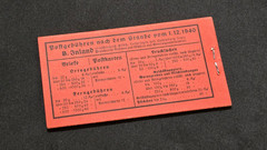 WW2 Nazi German NSDAP Third Reich Open Stamp Booklet w No Stamps Inside
