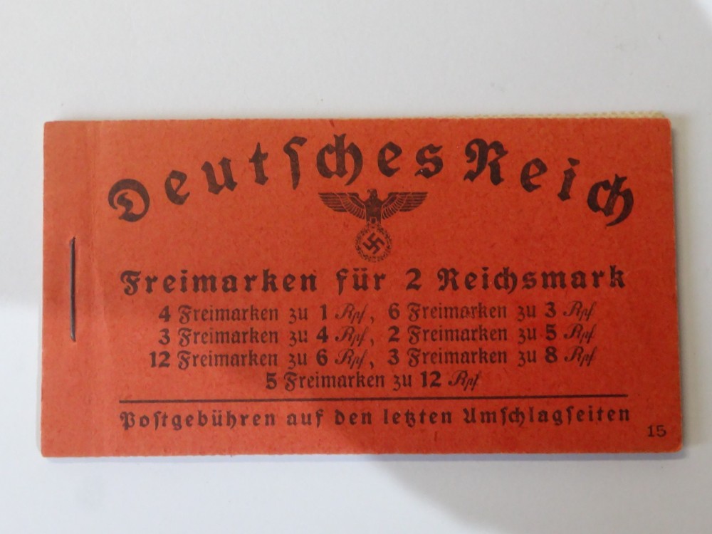 Germany Deutschland Stamps BOOKLET complete 1940, Third Reich Nazi WWII era – B