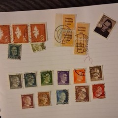 Germany & Colonies Used Stamps Lot DDR Bundespost Reich Handstamped Multi-Color