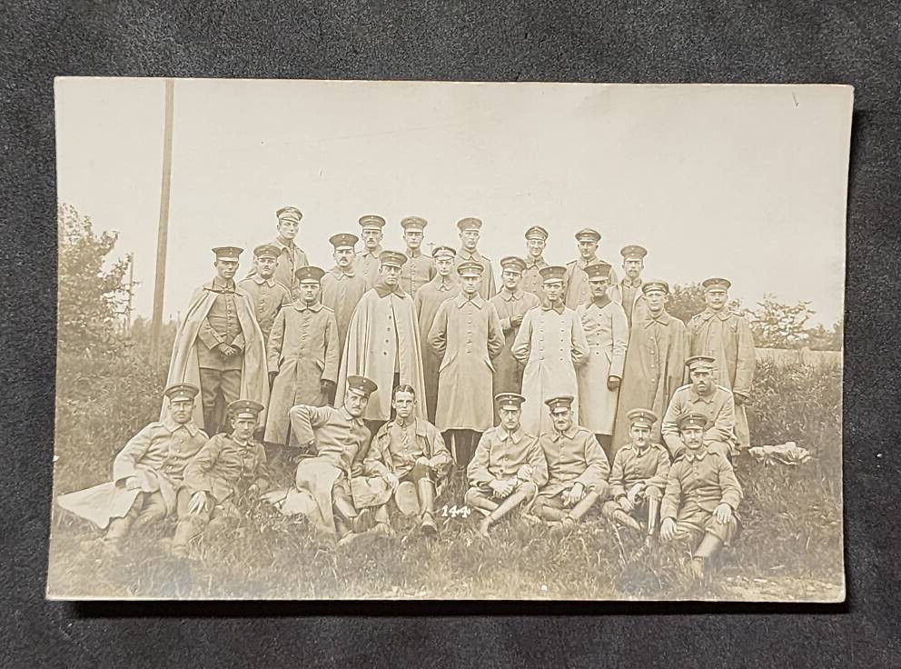 WW1 WWI Imperial German soldiers Army Regiment Military war photo postcard