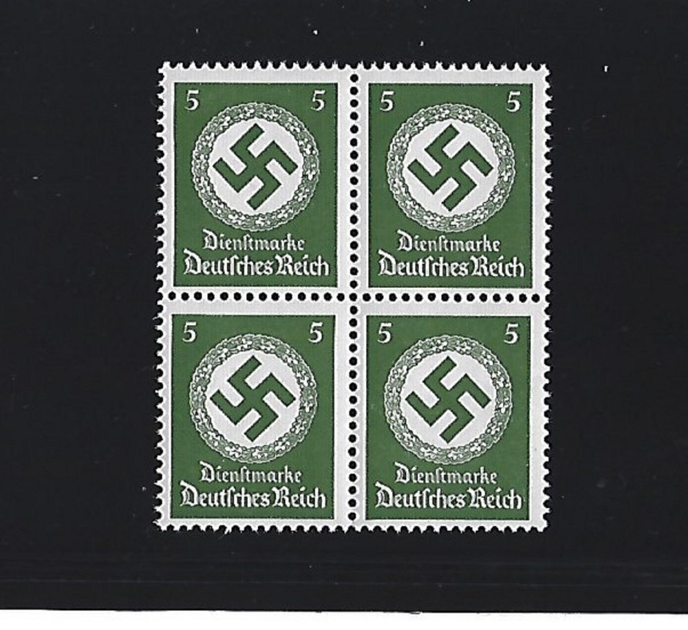 MNH block WWII official / PF05 / 1942 Issue / Third Reich Germany WWII 1942