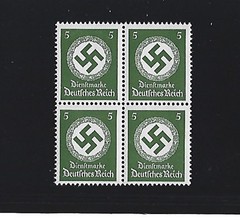 MNH block WWII official / PF05 / 1942 Issue / Third Reich Germany WWII 1942