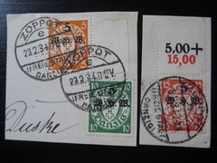 DANZIG GDANSK Mi. #237-239 scarce used stamp set! CV $155.00
