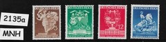MNH Stamp set Sc 502-505 Third Reich Germany 1941 Vienna Spring Fair #2135a