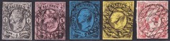 Saxony (Germany) 1855 good used King Johann I issue