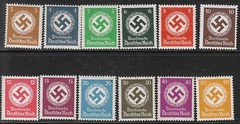 Stamp Selection Germany Official WWII Fascism War Era Selection MNH