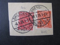 Germany Stamps Post Horn Issues Used with Cancel Dresden