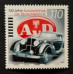 Travelstamps: 1999 Germany Stamp Sc 2035 Centenary German Automobile Club MNH OG