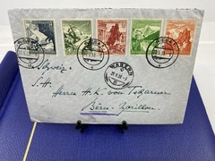 1939 Germany Semi Postal, Riesa/ Wabern to Bern Switzerland, Wartime Post.