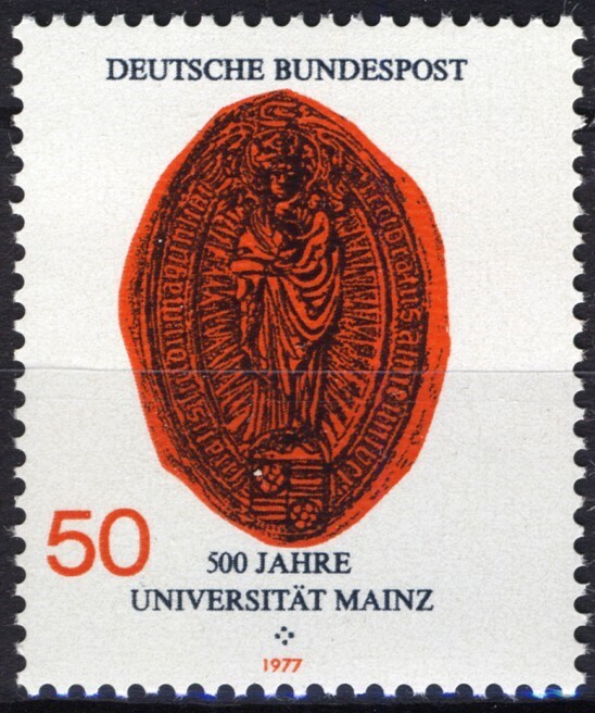 BRD 1977, 500th Anniversary of the University of Mainz set MNH Mi 938