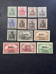1920 Allenstein German Stamp MH Overprint Complete Set Collectible Old Stamps