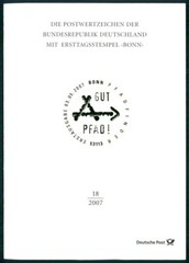 GERMANY FOLDER 2007/18 EUROPA CEPT PFADFINDER BOY SCOUTS KINDER