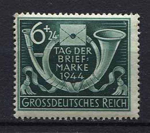 Germany Mi 904 Sc B288 1944 WWII Stamp Day Post Horn Letter – mint NH