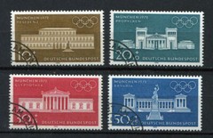 Germany – BRD : Scott B459 – B462 – CTO ( Olympia set from 1970 )