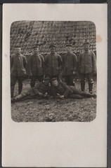 ✔️ GERMANY REICH WWI SOLDIERS EXCELLENT RARE AGED MILITARY PHOTO POSTCARD