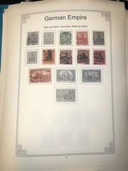 Vintage Germany Stamp Collection German Empire Bavaria Saar Wurttemberg Hamburg