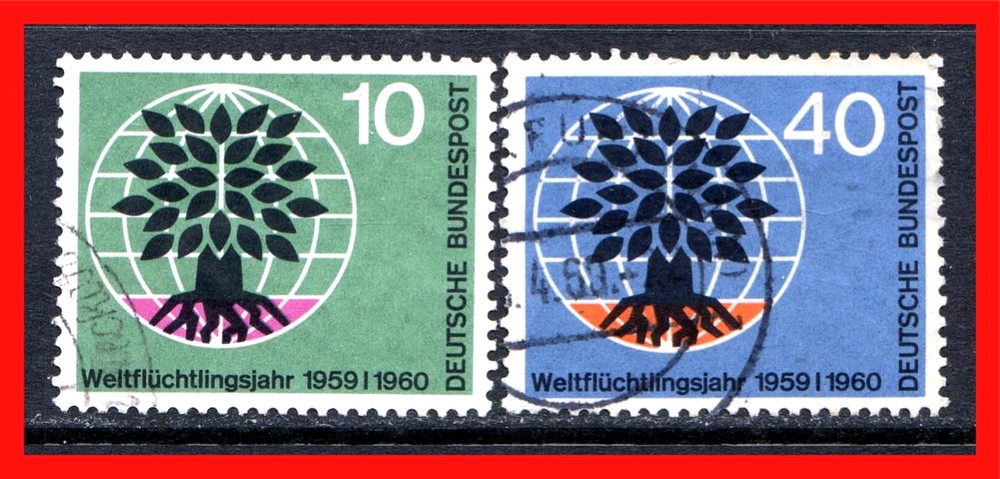 Germany Postage Stamps Scott 807-808, Used Complete Set!! G1367h