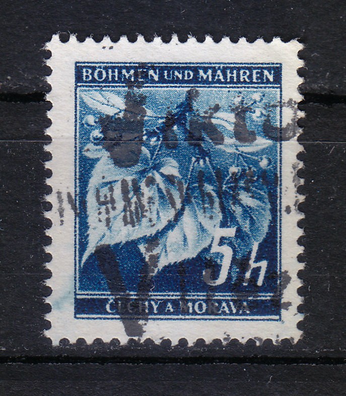 Bohemia and Moravia 1939 Mi 20 cancelled 1941 Army „V“ Versus Action „Victoria“