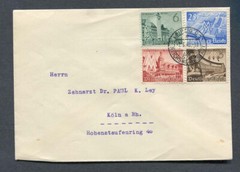 German Reich WW II : Great cover from 1940 w/ Leipzig Fair Set – used