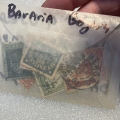 9 USED Antique Bavaria Bayern Stamps, 1850-1920. Nice Mixed Lot; $1 Ships. DEAL!