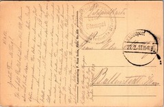 1917 WWI Feldpost IV Army Corps Recruit Depot 873 Field Bakery Ballenstedt Harz