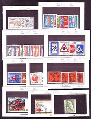 GERMANY USED SELECTION. (106) DIFFERENT ITEMS. SOUND F-VF. SCV $513