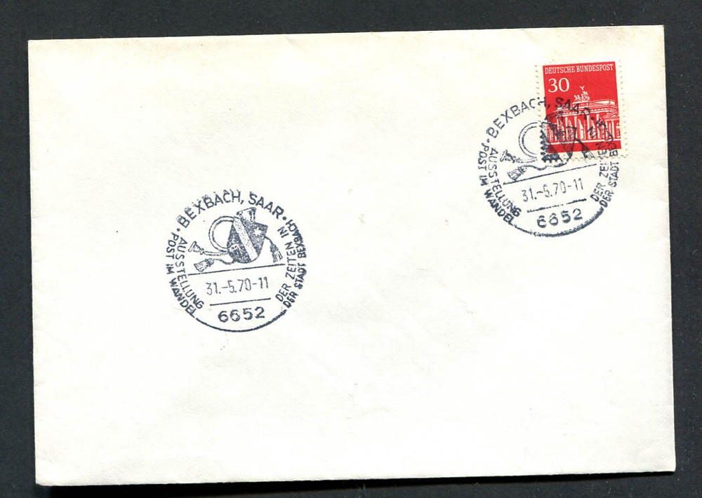 Germany – BRD : Cover from 1970 with fancy cancels Bexback – CTO