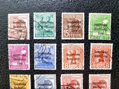 Germany Post-WWII Soviet Zone, 46 Mostly Used Stamps, Most Diff, See Description