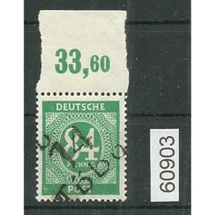 District 14 no. 058b Löbau ** 84 Pf. upper rim, BPP checked