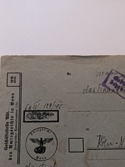 Germany Third Reich Official Document Amtsgericht Bonn 1945 Envelope