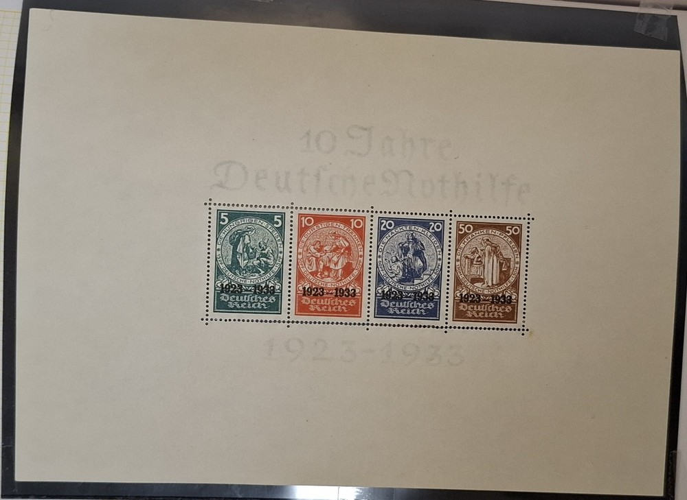 1933 Deutsches Reich Block 2 mint * michel 1800€. vf