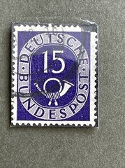 West Germany Used 15 Stamps,1951,fine Condition, See Photos