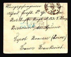 Germany 1917 POW Cover / Blue PG Censor – Z14478