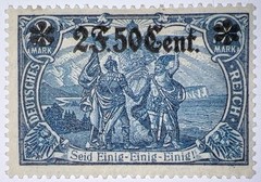 Travelstamps: Germany Stamps Scott #N26 – 14 1/2 x 14 Perf OP Mint MOGH Signed