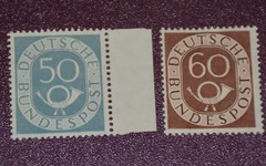 ALEMANIA freimarken POSTHORN COMPLET MNH -136 -70 USED- MNH