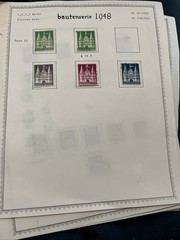 21 ALBUM PAGES BAUTENSERIE 1948 SORTED USED 1149
