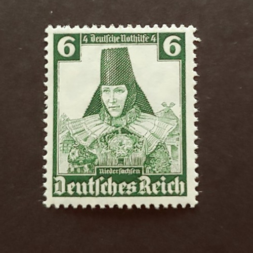 1935 REICH NOTHILFE 6PF VF MNH GERMANY DEUTSCHLAND