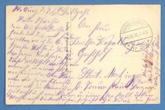 LATVIA RUSSIA GERMANY OBER OST WW l CANCELLED FELDPOST 4385