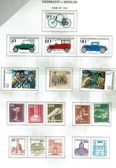 1981-2 Germany BERLIN #5 MIXED LOT OF 30 incl 5 SETS Sc#9N467- M/H/OG/USED