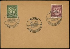 Germany 1943 Hanau National Goldsmiths Institution Special Postmark Cover WWII