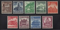 Germany Scott # B177-B185 MH Buildings Semi-Postal 1940
