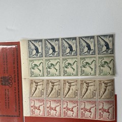 1936 Deutsches Reich Berlin Olympics Stamp Booklet Sheet MNH German
