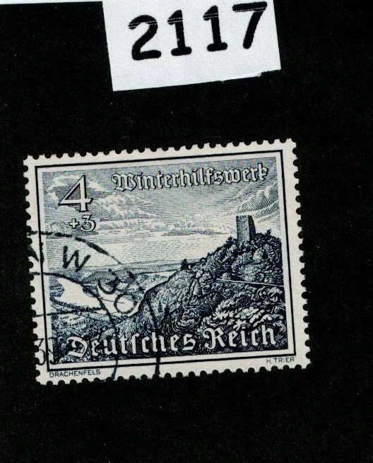 Used stamp Scott B161 1939 Winter relief Culture fund Germany #2117