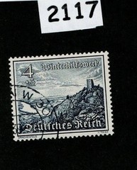 Used stamp Scott B161 1939 Winter relief Culture fund Germany #2117
