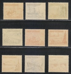 Germany 1937 MNH Mi 651-659 Sc B107-B115 Ships. Marine ** Perfect set ** 02