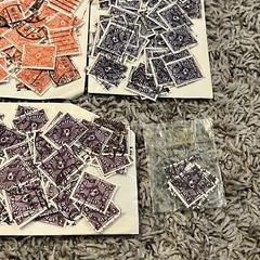 1922-1923 HUGE INVESTOR’S LOT OF GERMANY POSTHORN (ONE COLOR) STAMPS